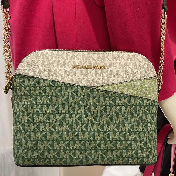 MICHAEL KORS
Jet Set Travel Medium Color-Block Signature Logo Dome Crossbody Bag - Picture 4 of 16